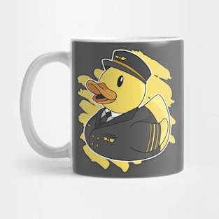 Cute Pilot Rubber Duckie // Bath Toy Duck Mug